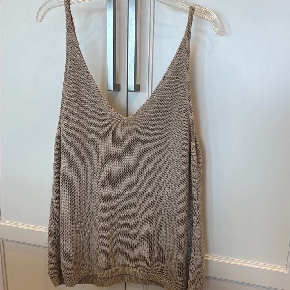 H&M Beige Knit Top